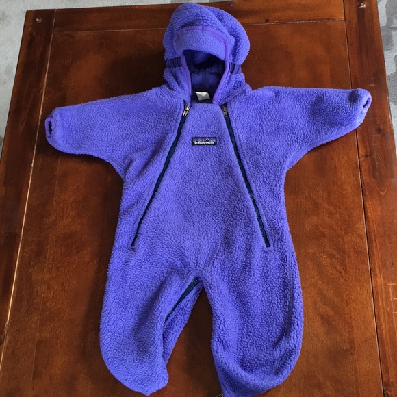 patagonia baby fleece onesie
